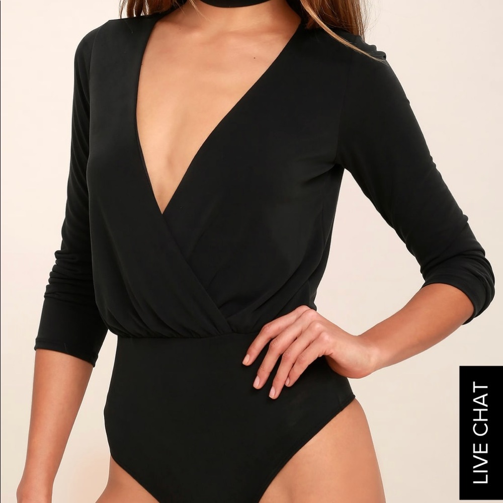 Lulu’s Striking Looks Jersey Knit Bodysuit